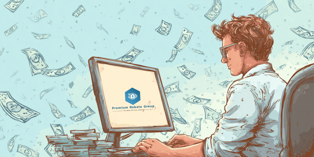 Forex trader registering with Premium Rebate Group platform online