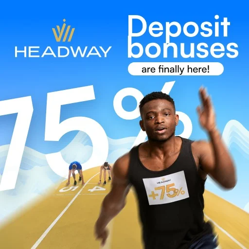 75% Headway Deposit Bonus